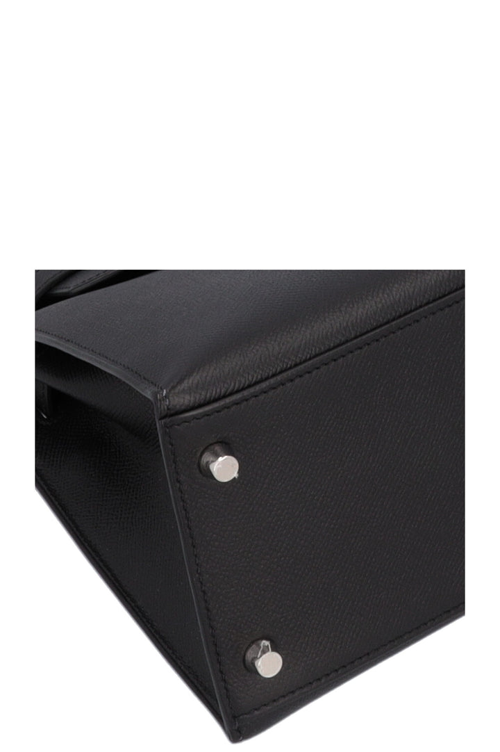 HERMÈS Kelly 28 Sellier Epsom Noir