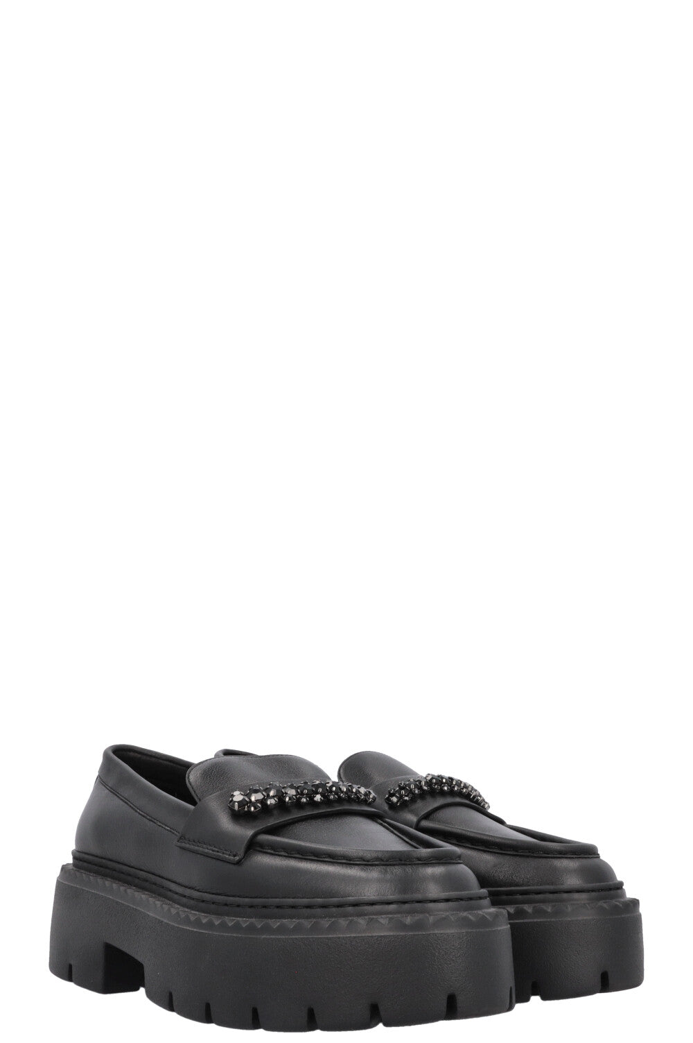 JIMMY CHOO Bryer Flats Leather Black