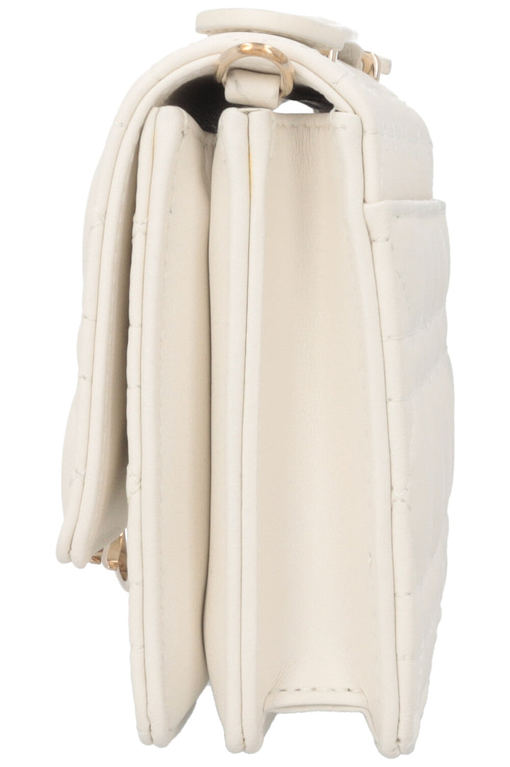 CHRISTIAN DIOR My Dior Top Handle Bag Cannage White Leather