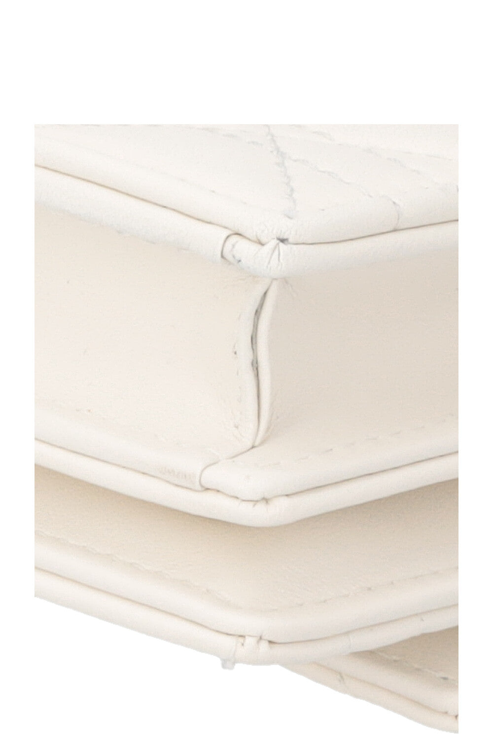 CHRISTIAN DIOR My Dior Top Handle Bag Cannage White Leather