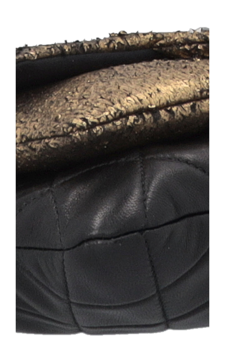 CHANEL Mineral Nights Clutch With Chain Black Gold