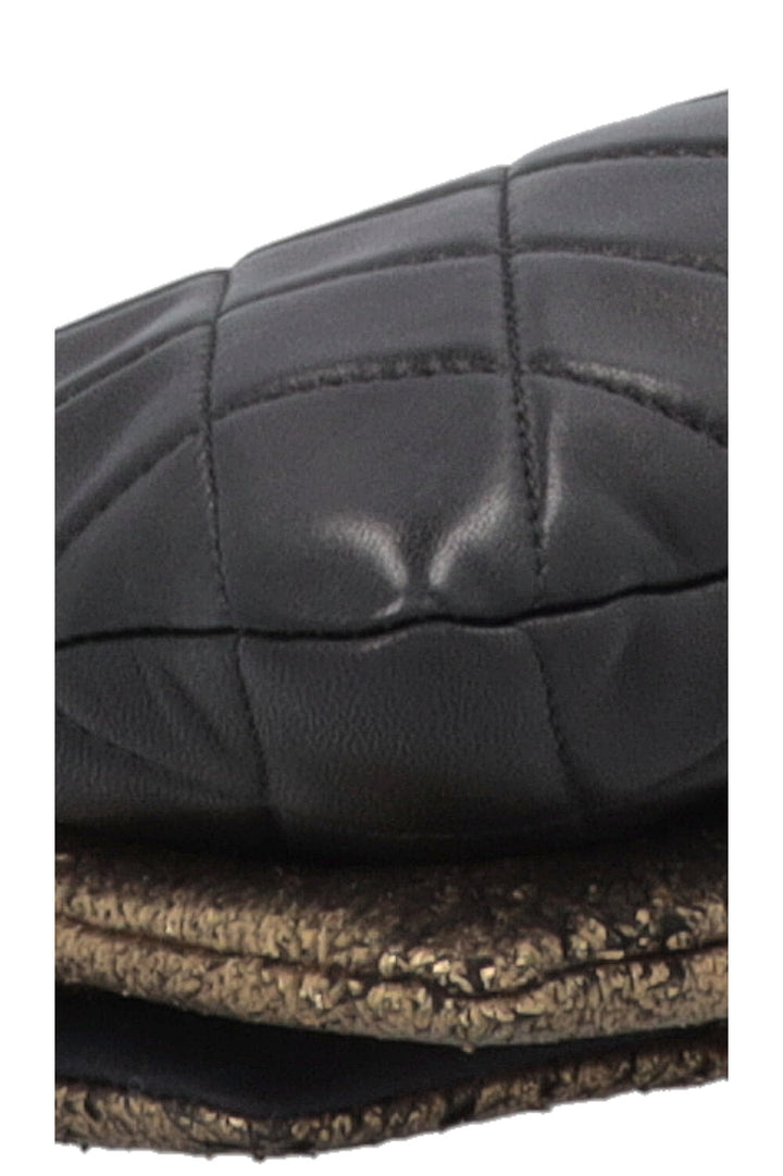 CHANEL Mineral Nights Clutch With Chain Black Gold