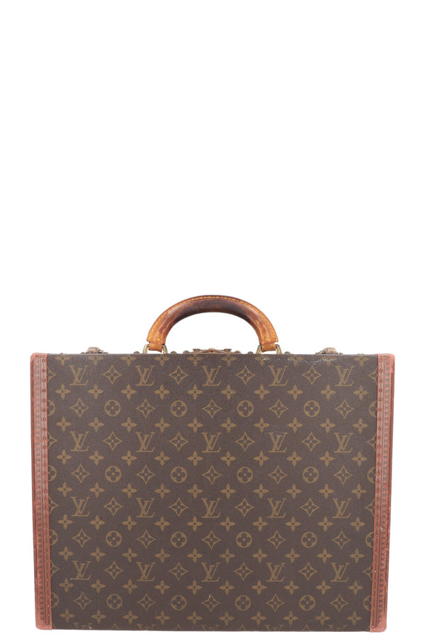LOUIS VUITTON President 45 Trunk Suitcase MNG Canvas