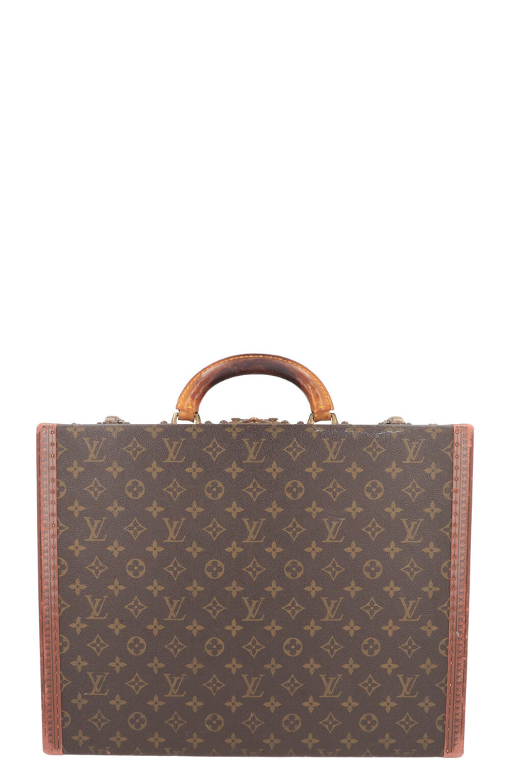 LOUIS VUITTON President 45 Trunk Suitcase MNG Canvas