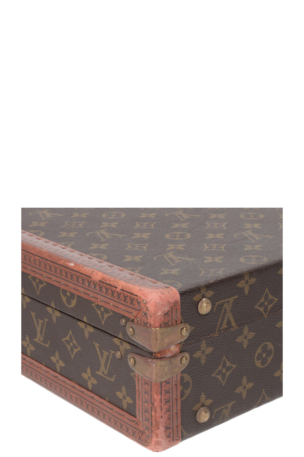LOUIS VUITTON President 45 Trunk Suitcase MNG Canvas
