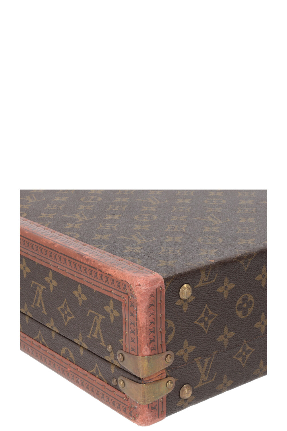 LOUIS VUITTON President 45 Trunk Suitcase MNG Canvas