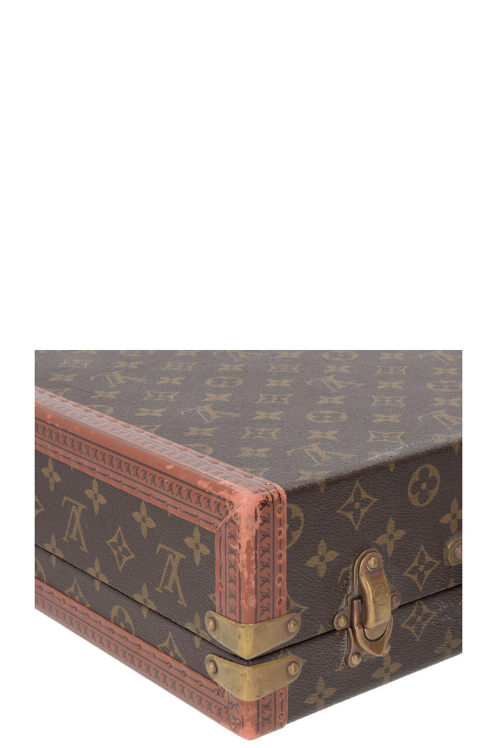 LOUIS VUITTON President 45 Trunk Suitcase MNG Canvas