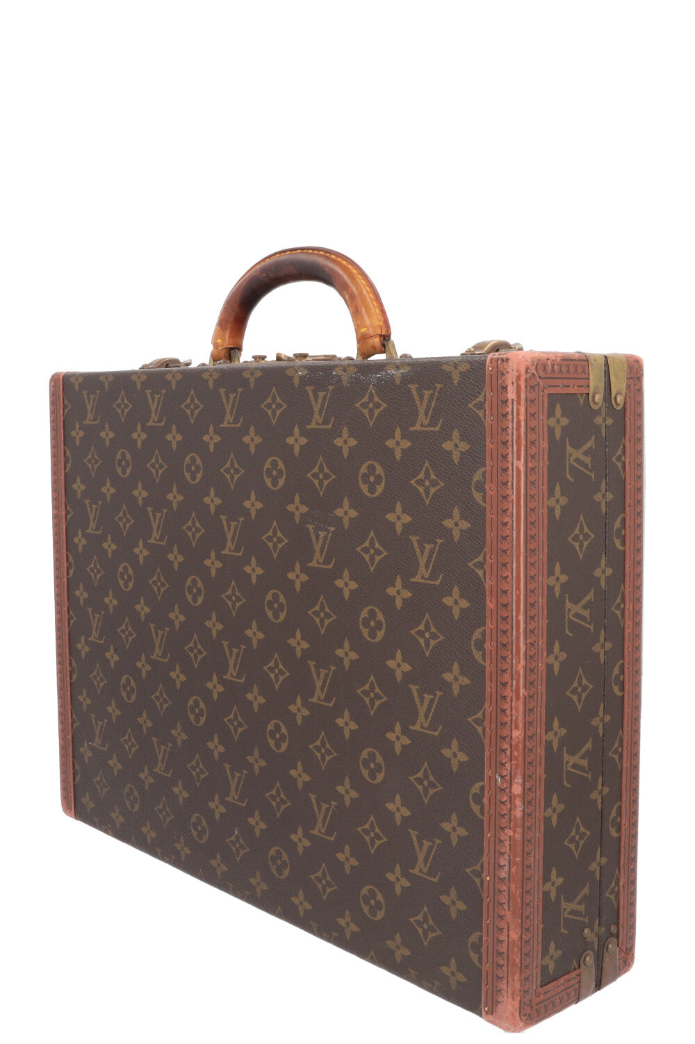 LOUIS VUITTON President 45 Trunk Suitcase MNG Canvas