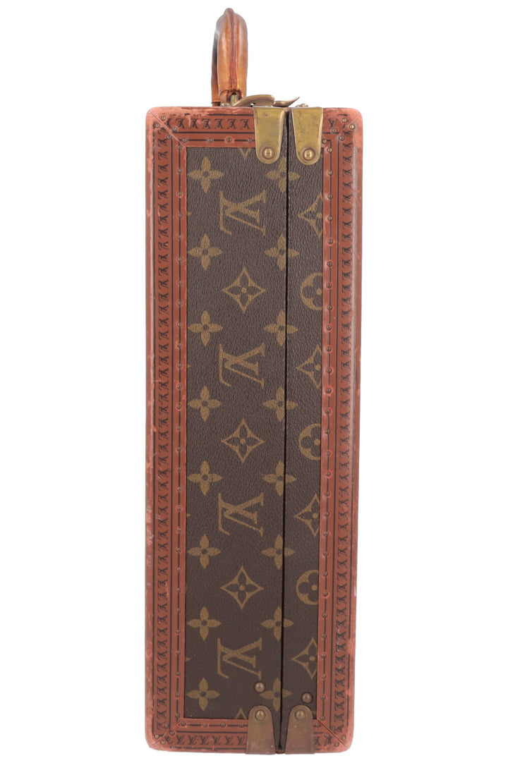 LOUIS VUITTON President 45 Trunk Suitcase MNG Canvas