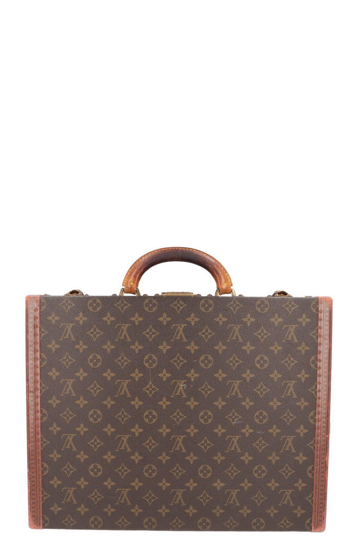 LOUIS VUITTON President 45 Trunk Suitcase MNG Canvas
