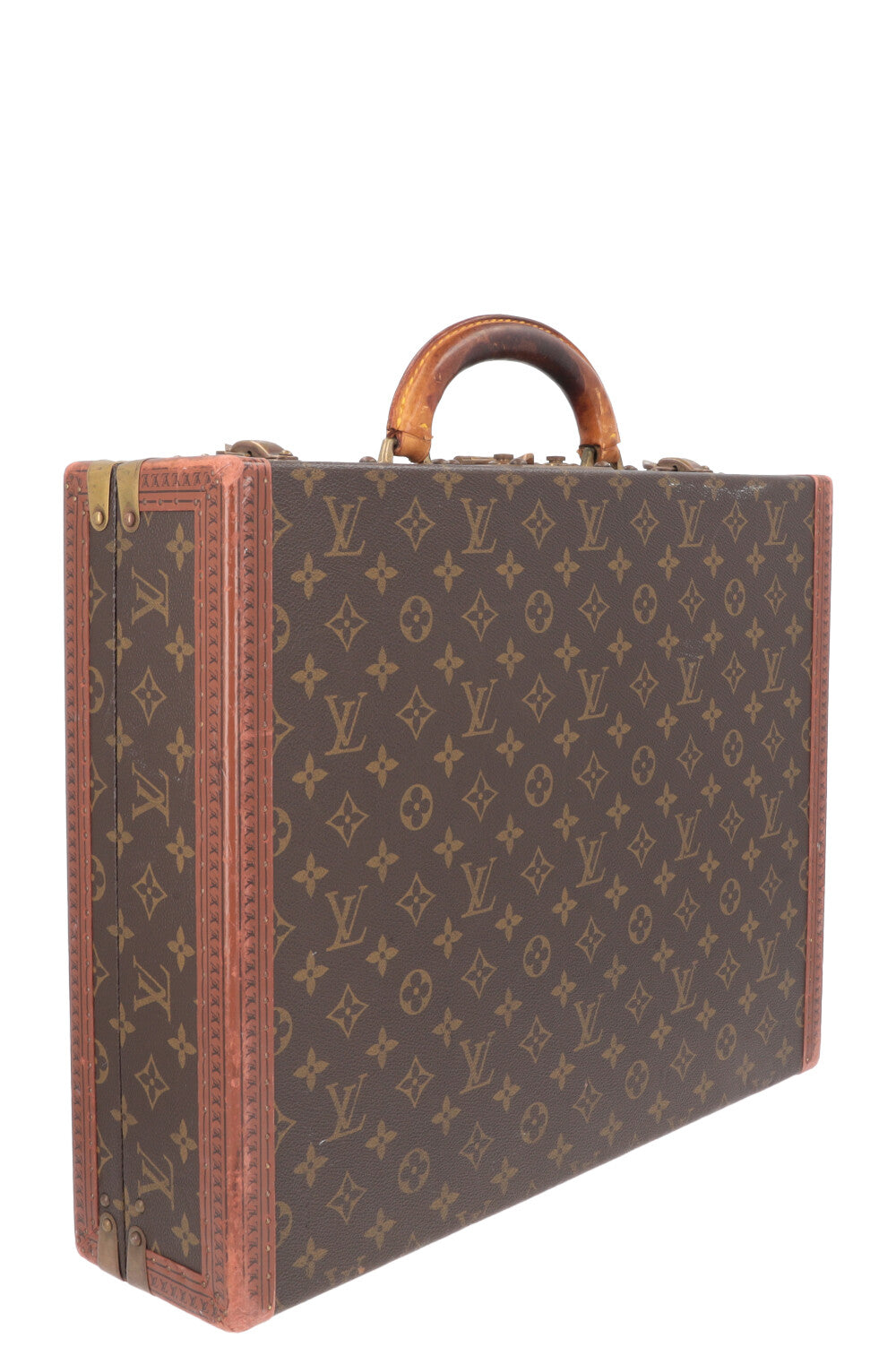 LOUIS VUITTON President 45 Trunk Suitcase MNG Canvas