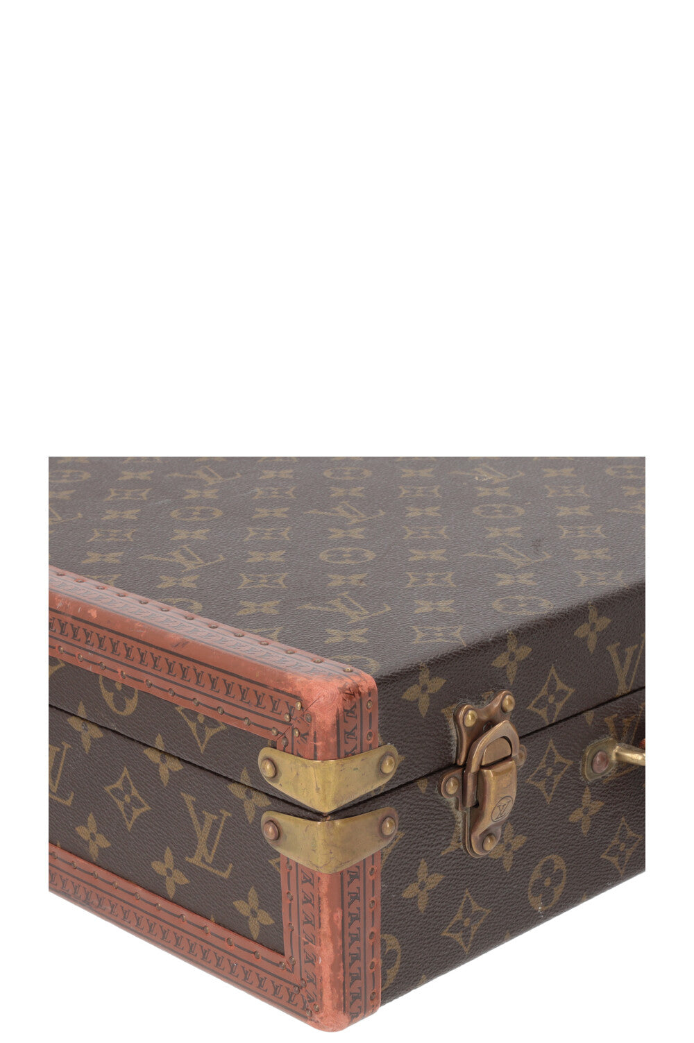 LOUIS VUITTON President 45 Trunk Suitcase MNG Canvas