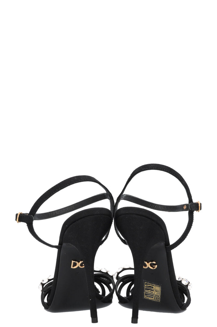 DOLCE&GABBANA Heels Crystals Black
