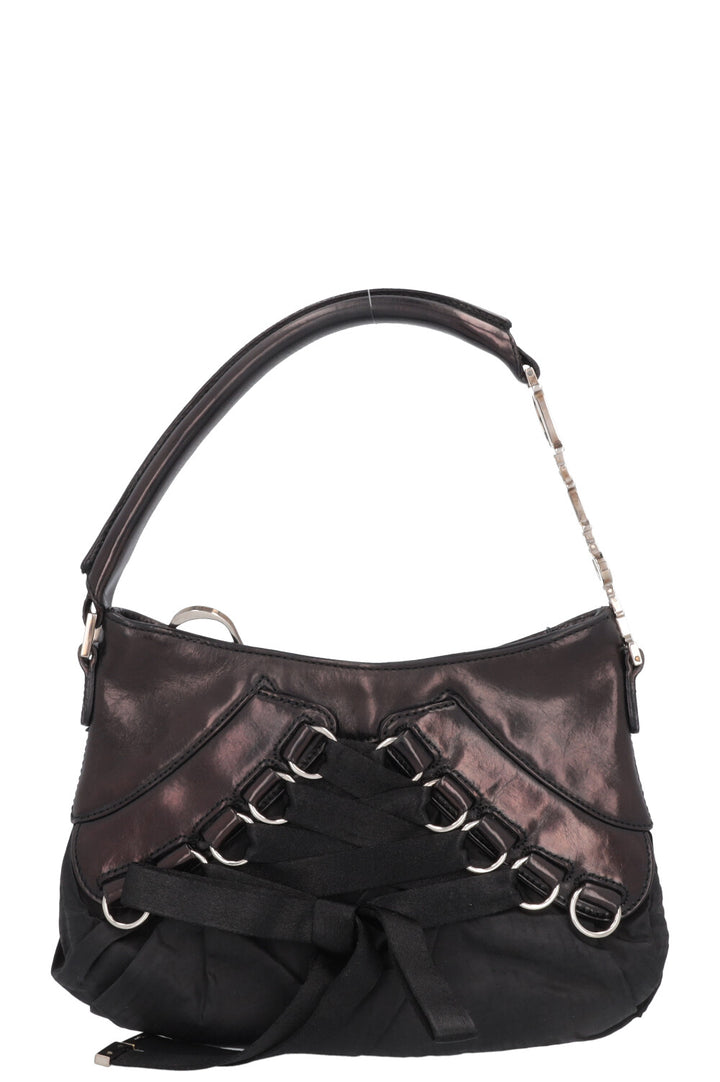 CHRISTIAN DIOR Ballet Corset Bag Black