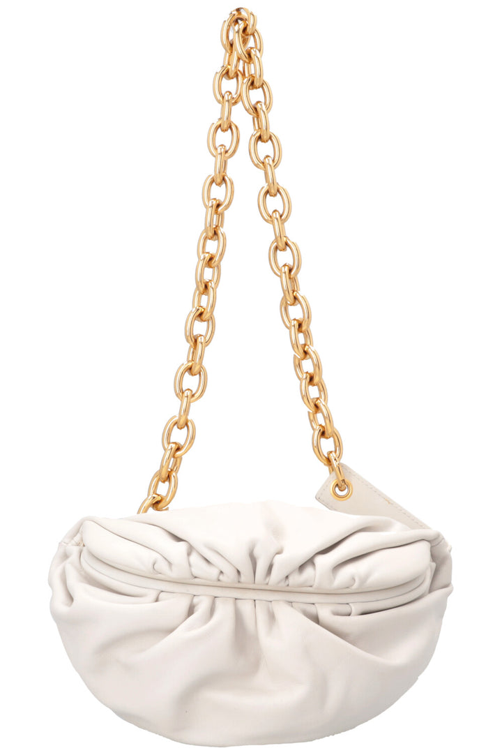 BOTTEGA VENETA The Belt Chain Pouch Chalk