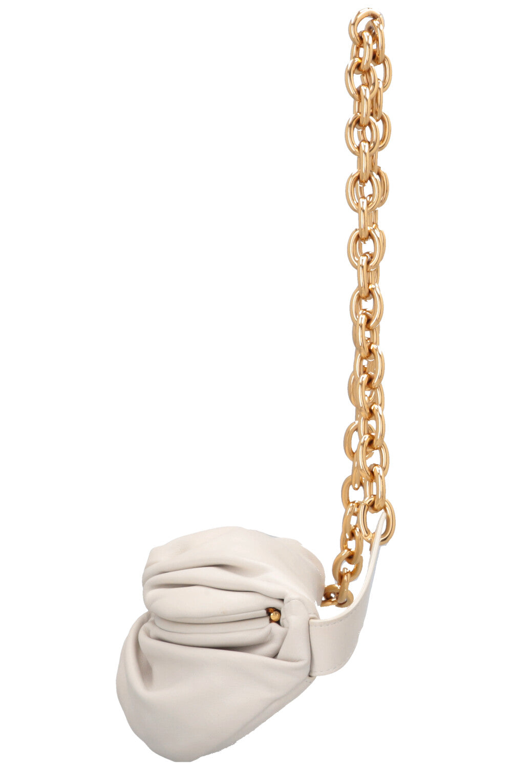 BOTTEGA VENETA The Belt Chain Pouch Chalk
