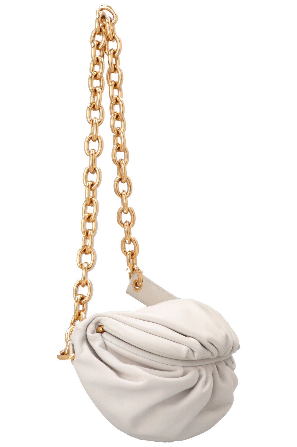 BOTTEGA VENETA The Belt Chain Pouch Chalk