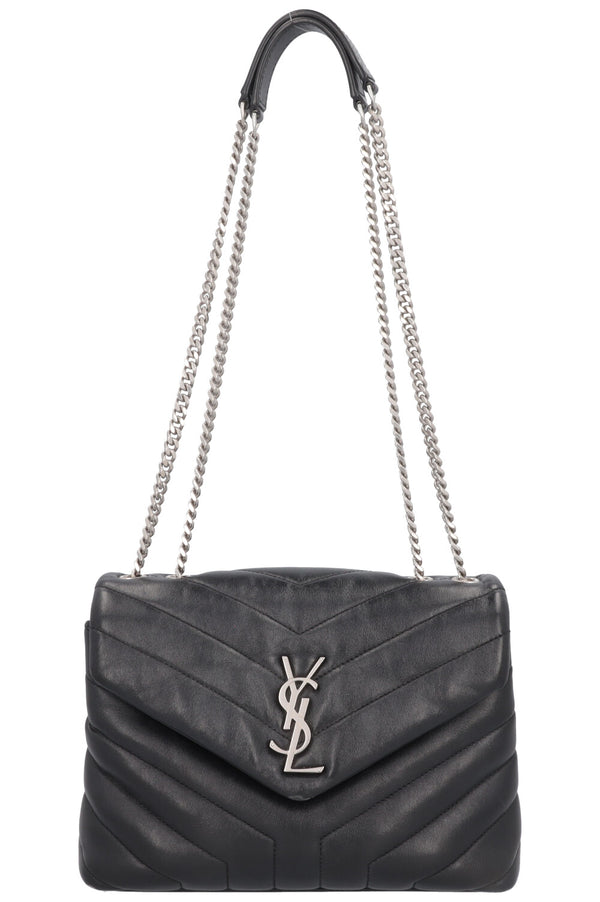 SAINT LAURENT Small Loulou Bag Black