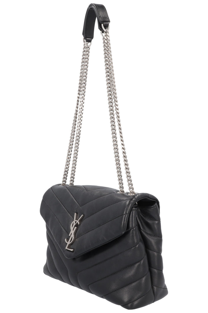 SAINT LAURENT Small Loulou Bag Black