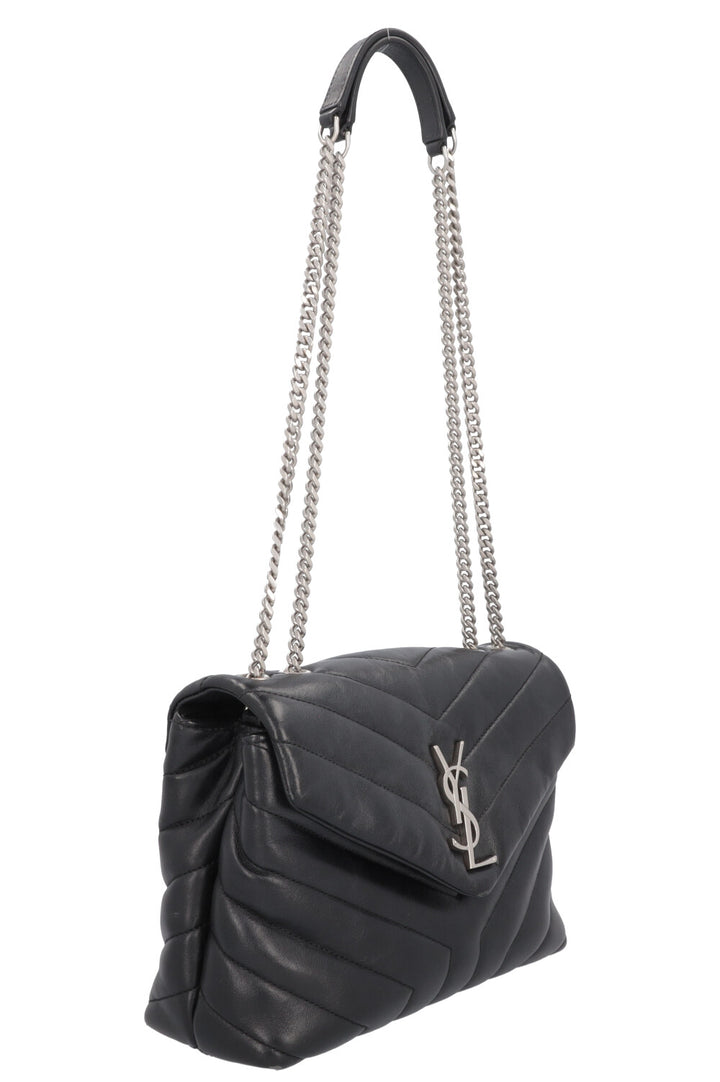 SAINT LAURENT Small Loulou Bag Black