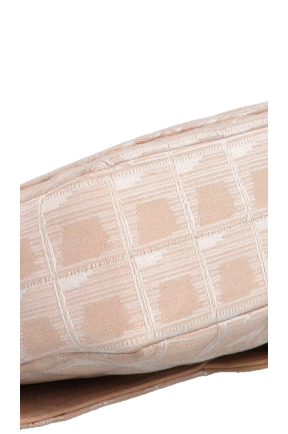 CHANEL Single Flap Bag CC Canvas Beige