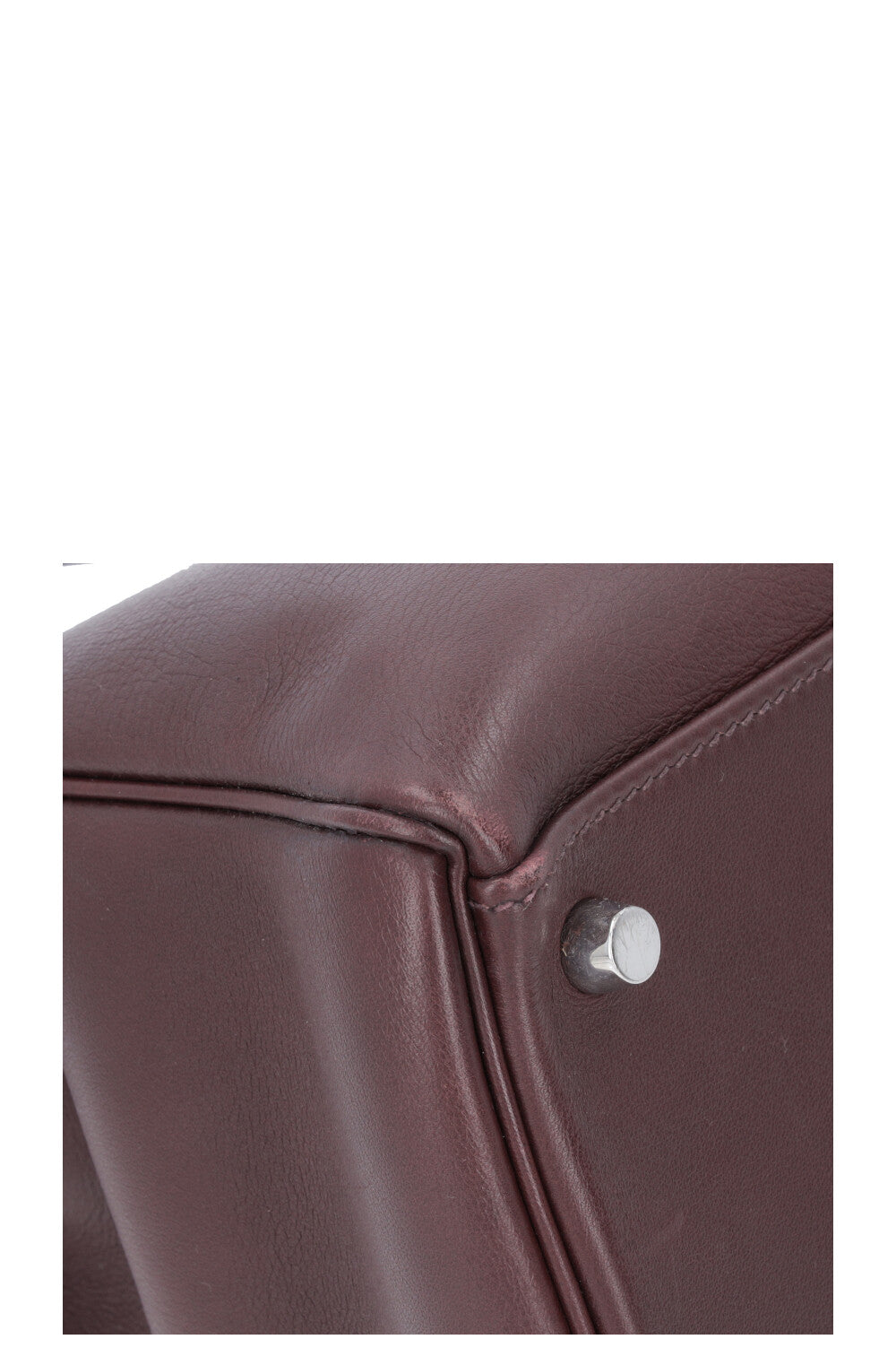 HERMÈS Kelly 32 Retourné Swift Chocolat