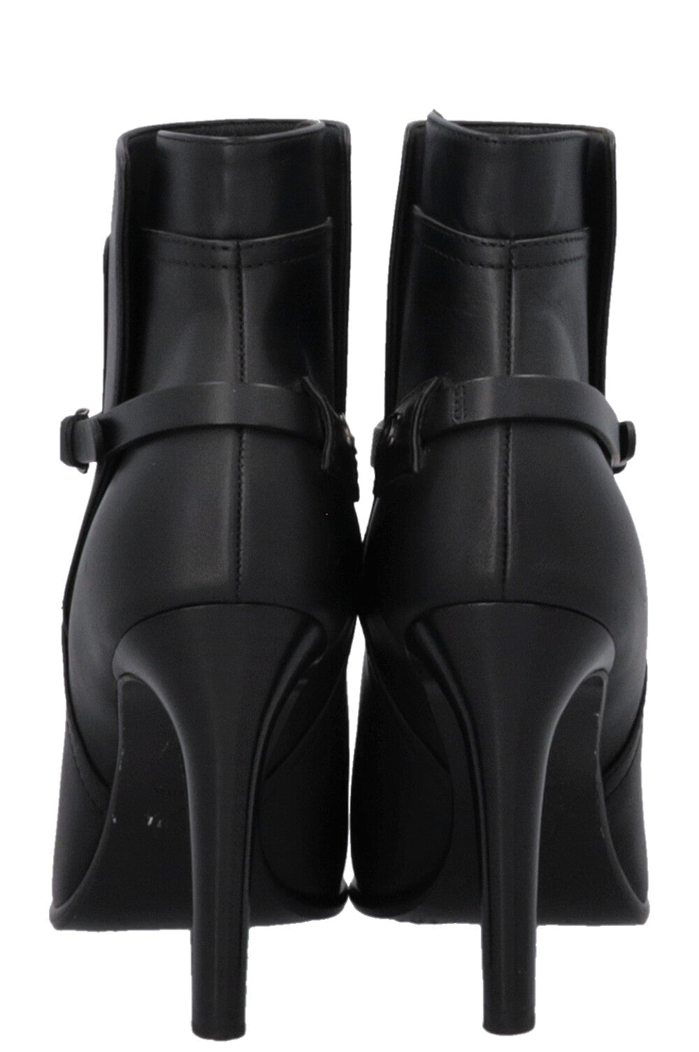 CHANEL Buckled Ankle Boots Black