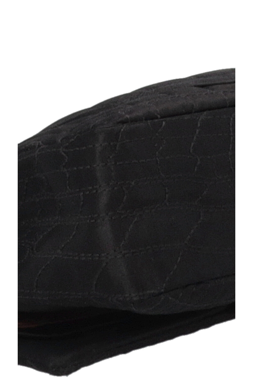 CHANEL 2.55 Reissue Croco Quilted Satin Crossbody Bag Black