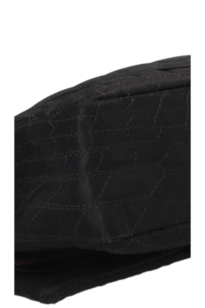 CHANEL 2.55 Reissue Croco Quilted Satin Crossbody Bag Black