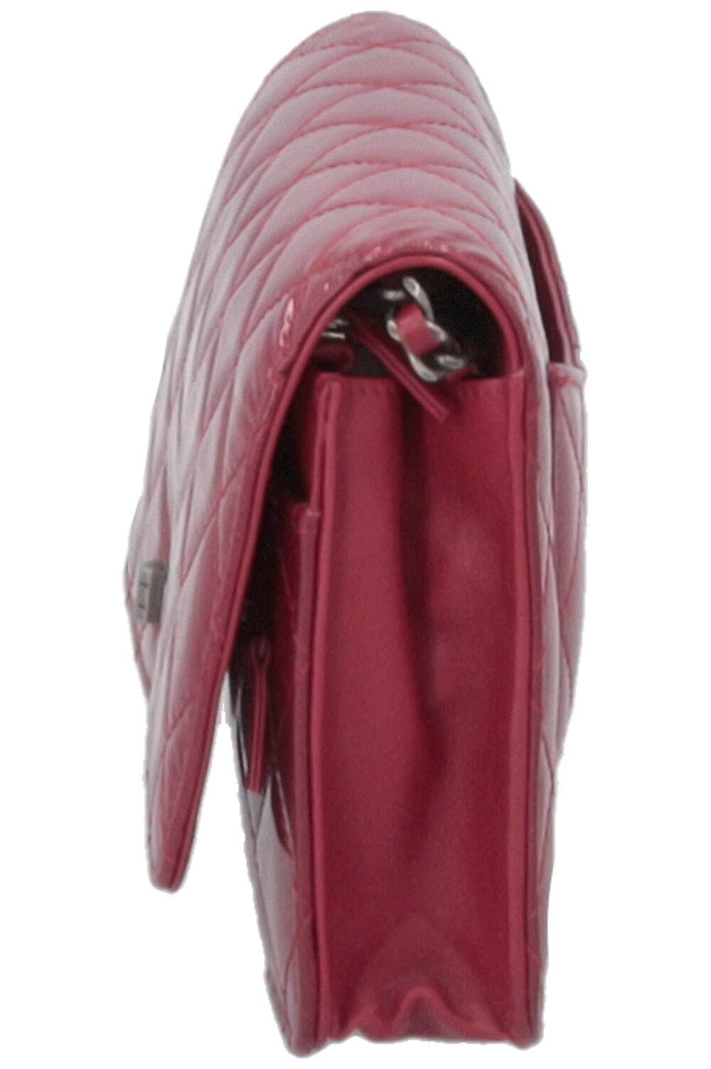 CHANEL 2.55 WOC Patent Burgundy