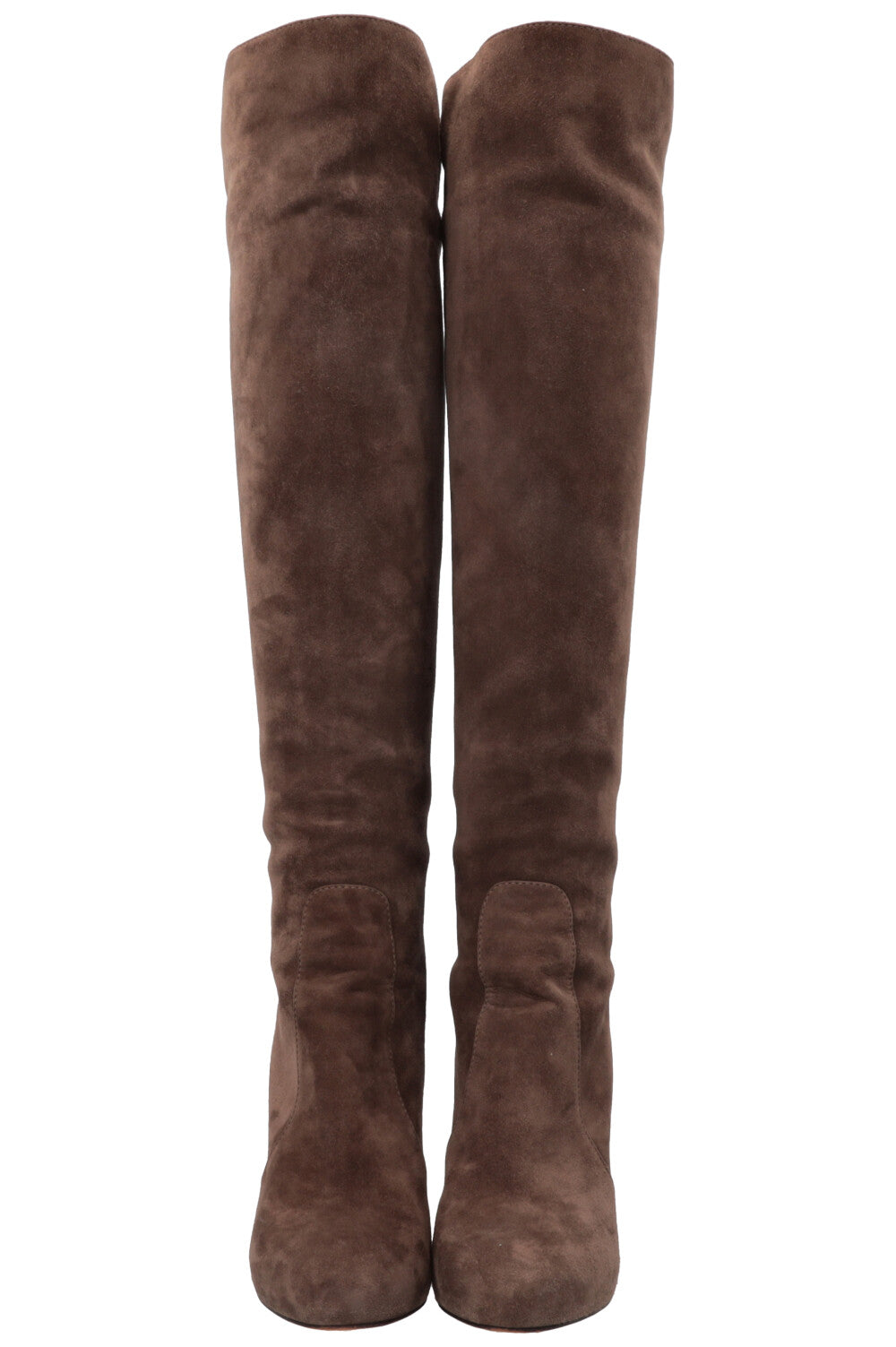 GIANVITO ROSSI Overnee Boots Suede Brown