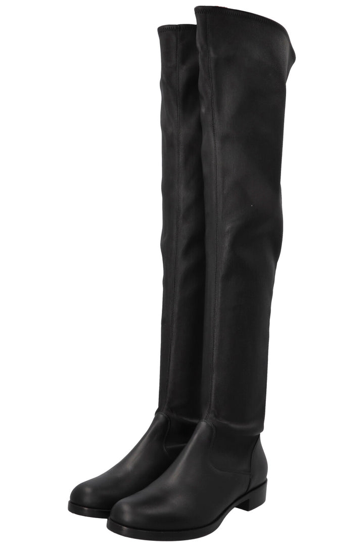 GIANVITO ROSSI Overnee Boots Leather Black