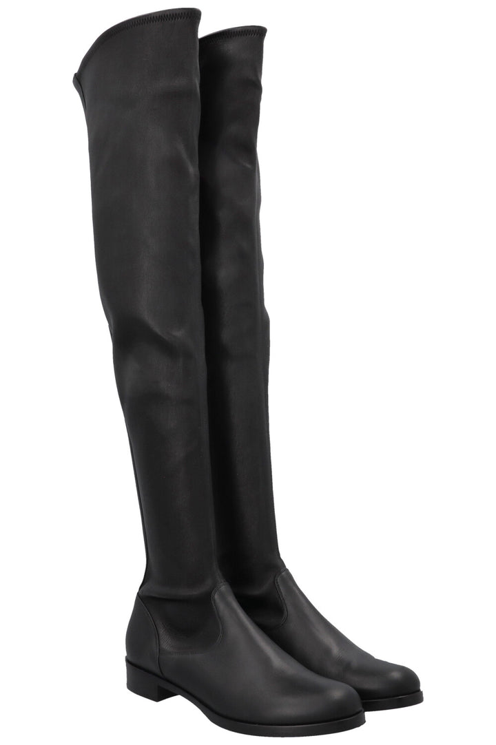 GIANVITO ROSSI Overnee Boots Leather Black
