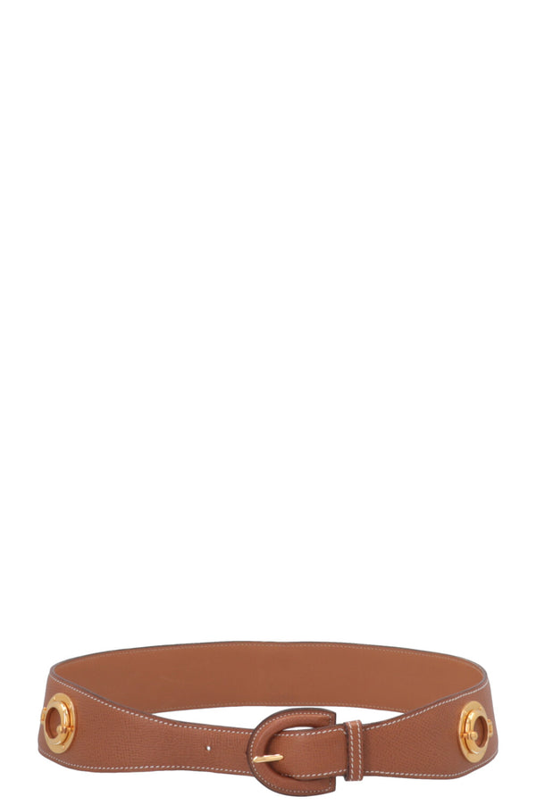 Ceinture nautique HERMÈS Or Epsom