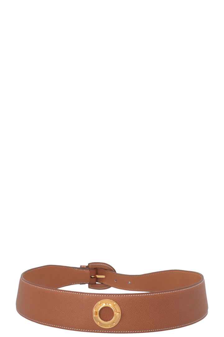 HERMÈS Nautical Belt Epsom Gold