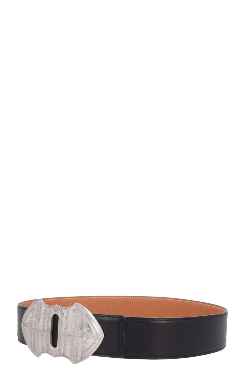 HERMÈS Touareg 40 Belt Black Gold