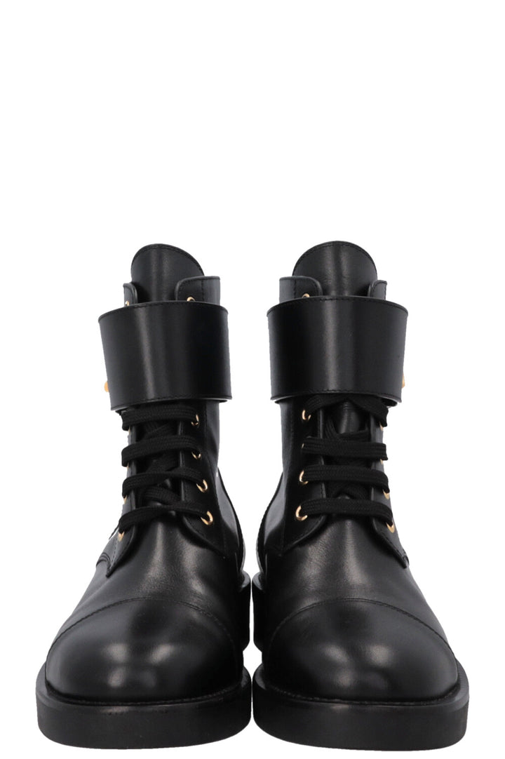 LOUIS VUITTON Wonderland Ranger Boots Leather Black