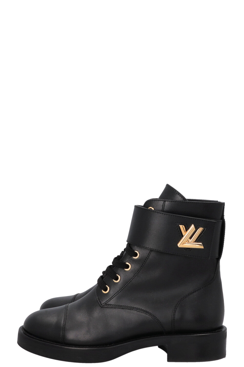 LOUIS VUITTON Wonderland Ranger Boots Leather Black