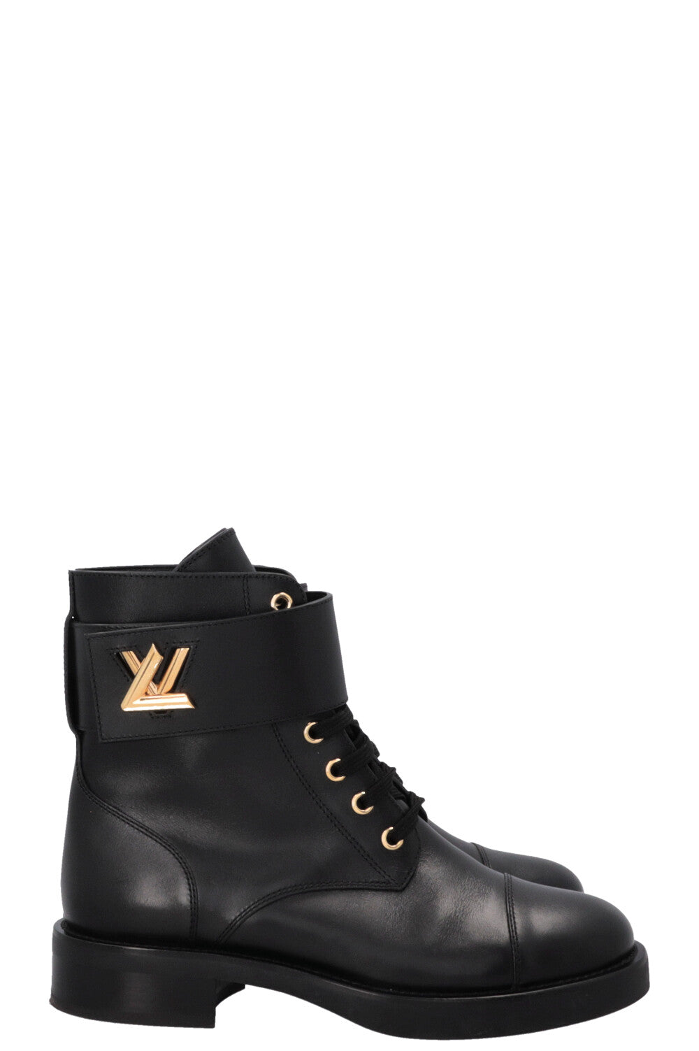 LOUIS VUITTON Wonderland Ranger Boots Leather Black