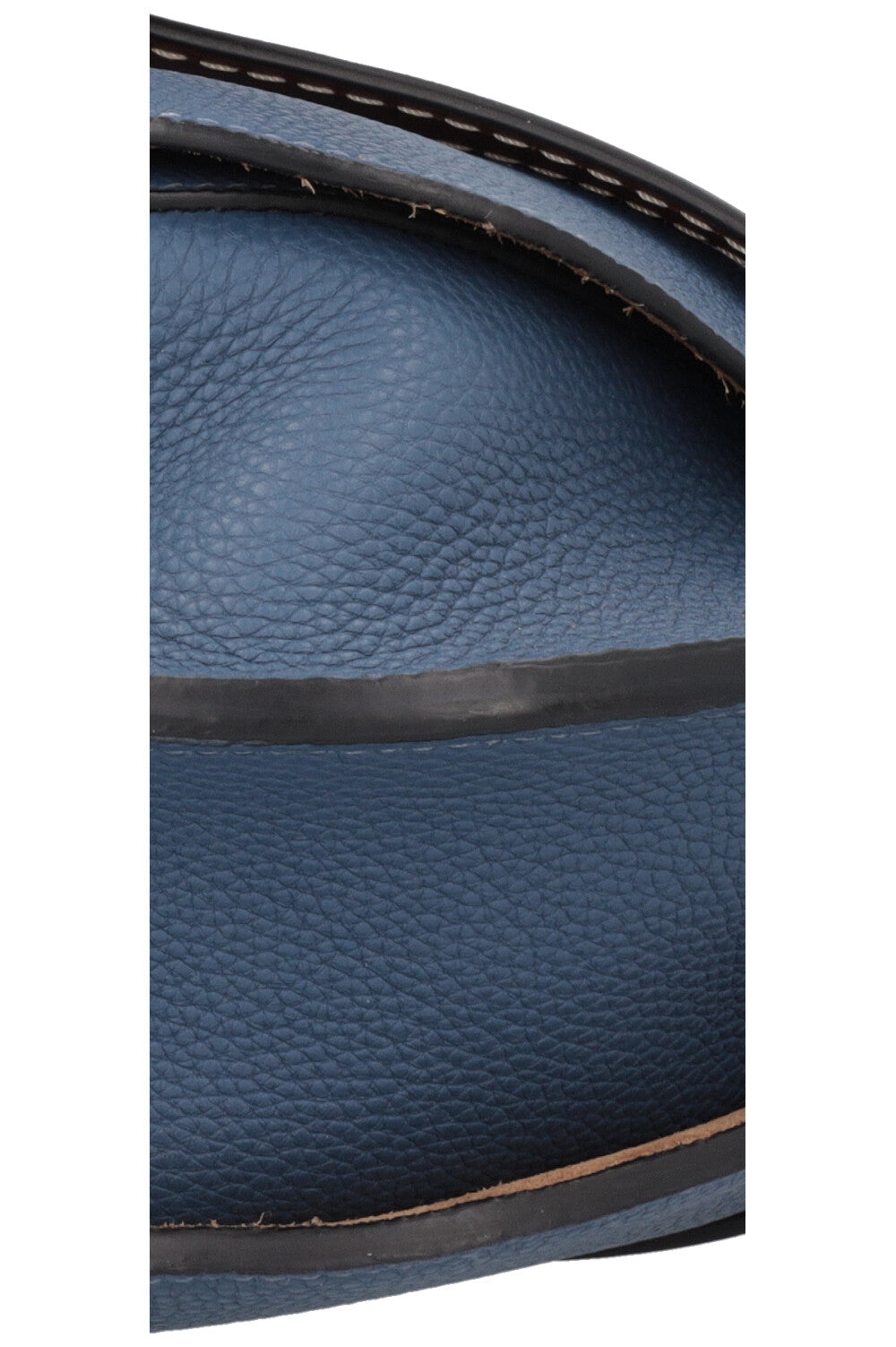 LOEWE Small Gate Bag Leather Navy Brown