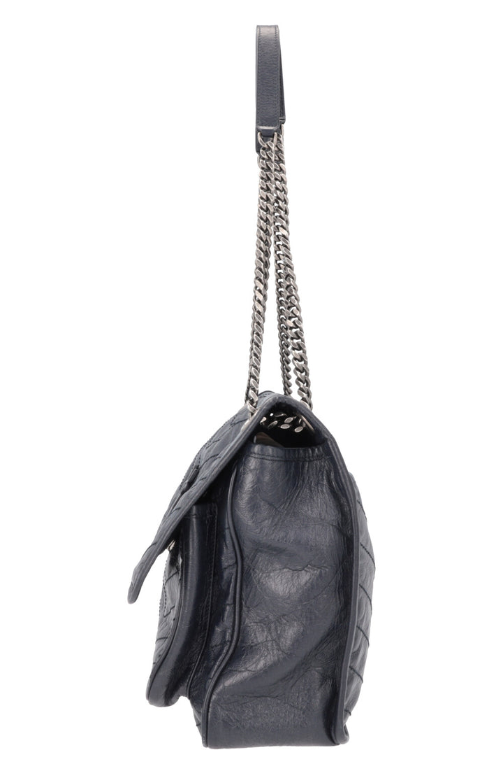 SAINT LAURENT Large Niki Shoulder Bag Blue