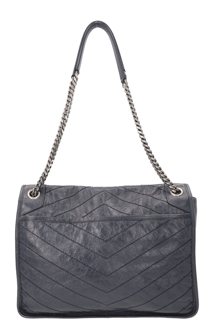 SAINT LAURENT Large Niki Shoulder Bag Blue