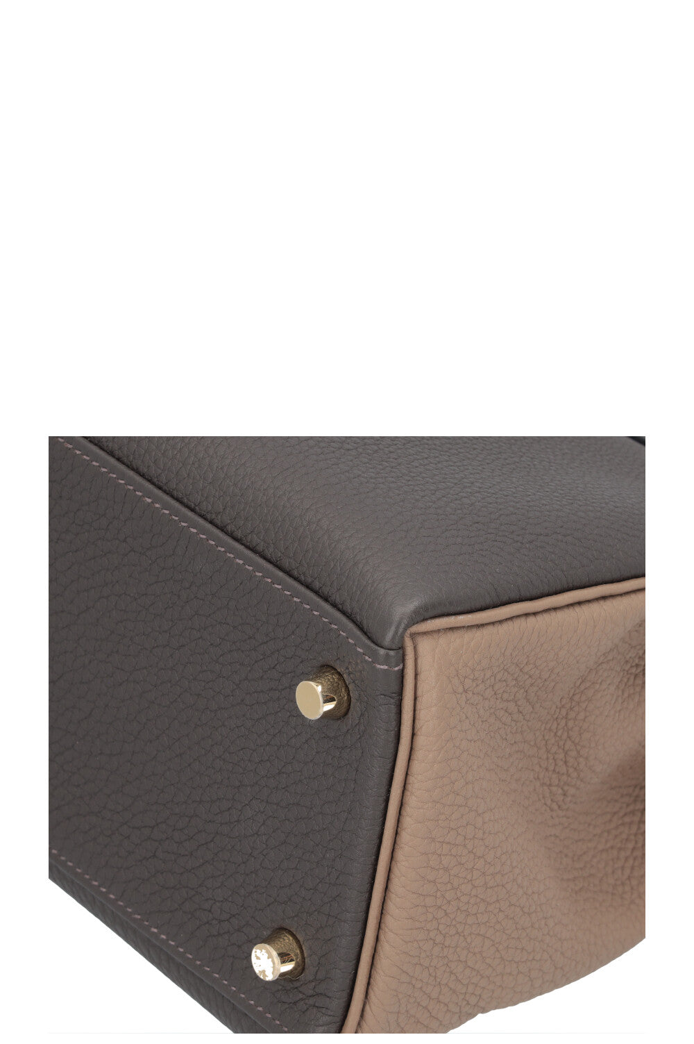 HERMÈS Kelly 32 HSS Togo Étoupe Plain Permabrass
