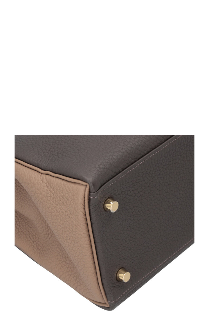 HERMÈS Kelly 32 HSS Togo Étoupe Plain Permabrass