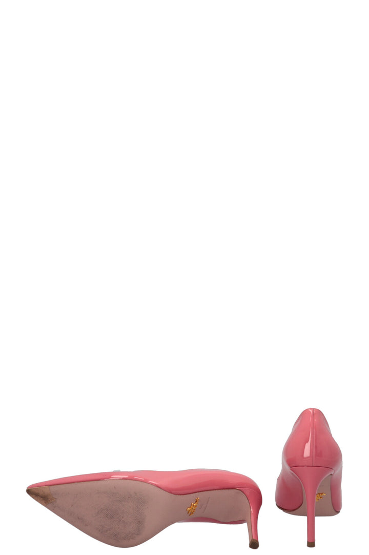 PRADA Patent Pink Heels