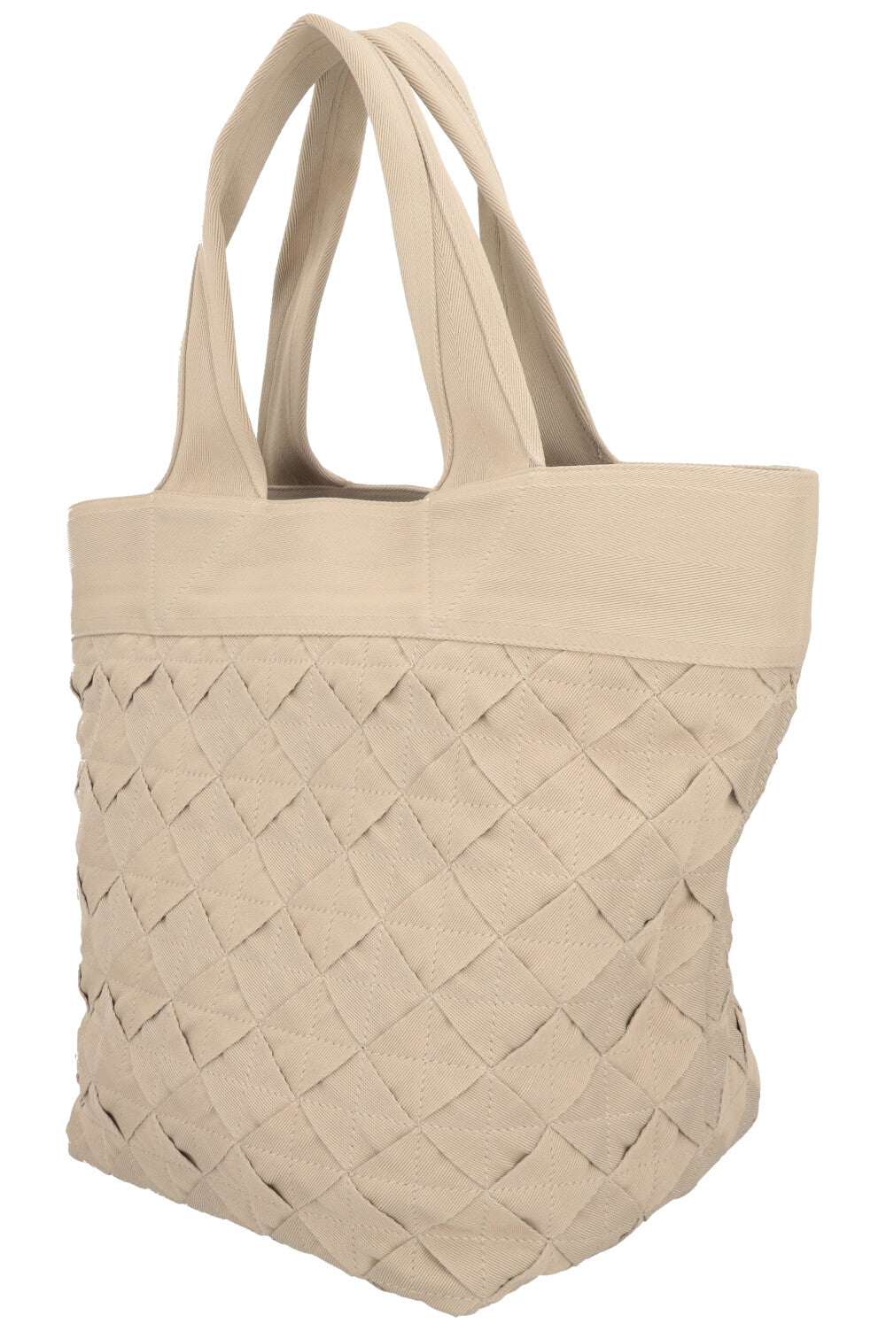 BOTTEGA VENETTA Webbing Intrecciato Bag Beige