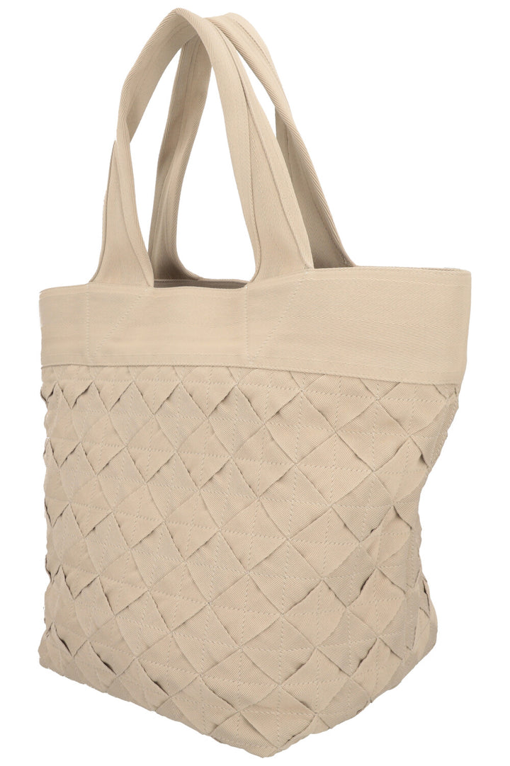 BOTTEGA VENETTA Webbing Intrecciato Bag Beige