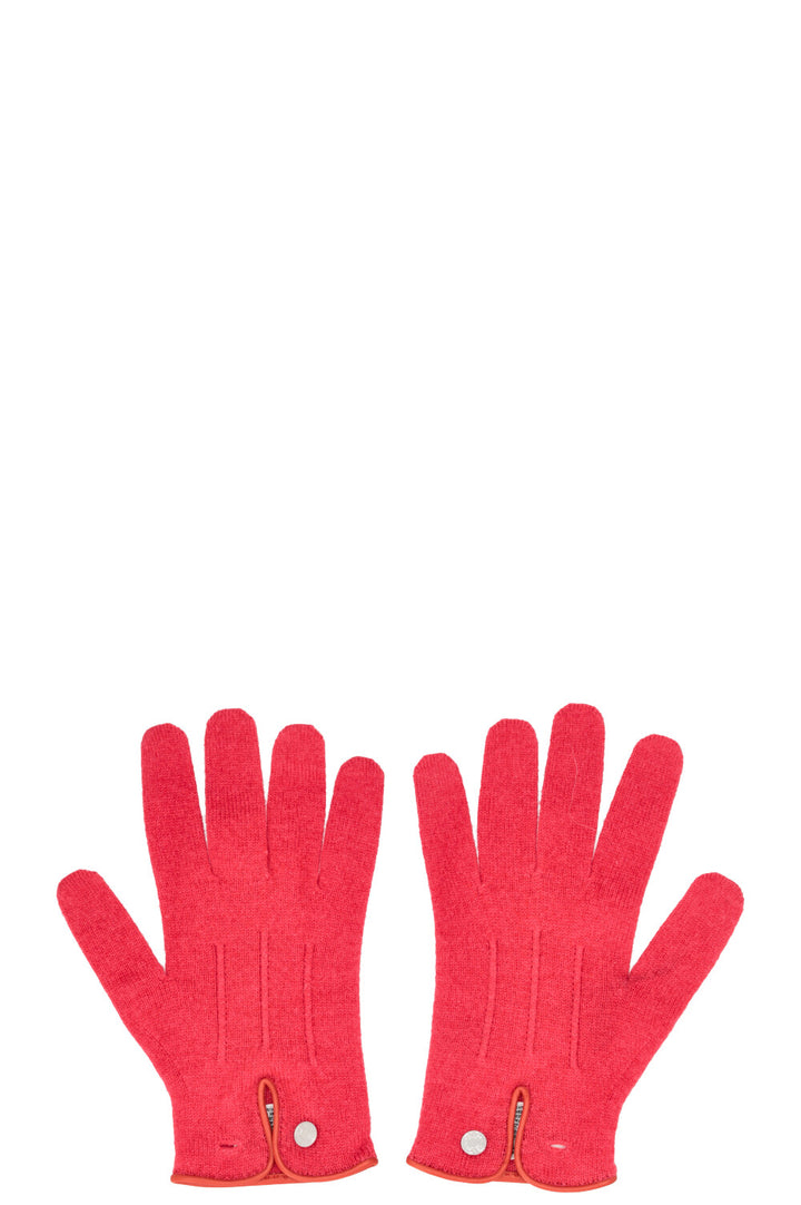HERMÈS Series Gloves Cashmere Red
