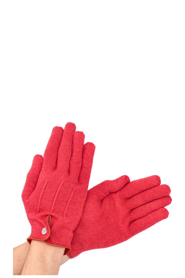 Gants HERMÈS Series Cachemire Rouge