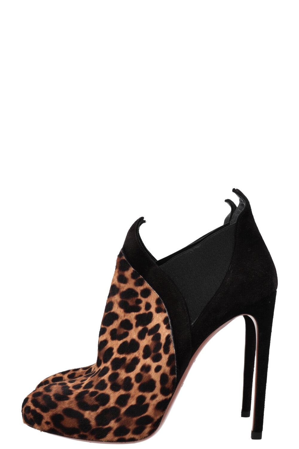 Bottines ALAIA en poils de veau guépard